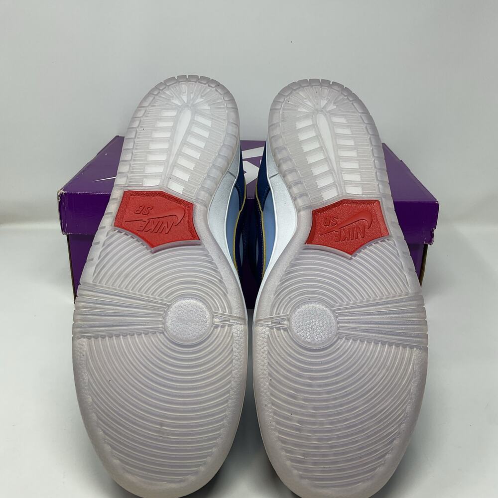 2022 Nike Sb Dunk Low Premium Why So Sad DX5549-400 Men’s size 13 Blue NEW DS - Picture 6 of 9